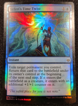 MTG Foil Teferi's Time Twist War of the Spark 072/264 - MP English - Image 1