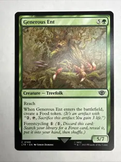 Generous Ent - The Lord of the Rings: Tales of Middle-earth Mtg x4 Playset - Image 2