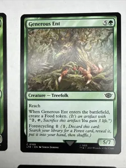 Generous Ent - The Lord of the Rings: Tales of Middle-earth Mtg x4 Playset - Image 3