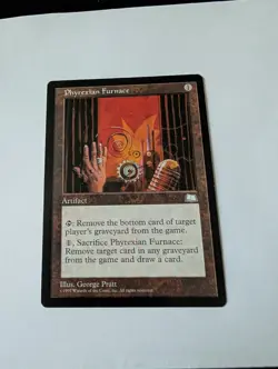 1997 Phyrexian Furnace Weatherlight MTG Magic the Gathering Uncommon LP - Image 1