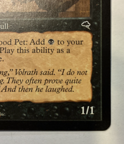 Blood Pet - LP - Tempest Magic the Gathering TMP #109 1997 - Image 3