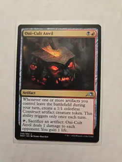 Oni-Cult Anvil - Kamigawa: Neon Dynasty - LP - Uncommon - Artifact - MTG - Image 1