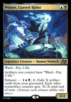 Winter, Cursed Rider Aetherdrift MTG - Image 1