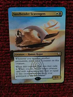 Sandbender Scavengers MTG Teenage Mutant Ninja Turtles Hand Painted Altered Art - Image 1