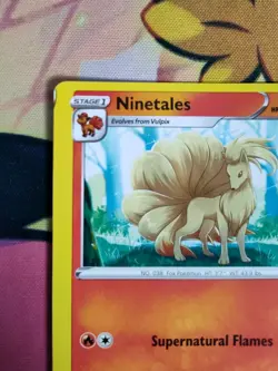 Ninetales 030/264 Fusion Strike Cinderace Stamped Misprint Error Pokemon Card! - Image 3