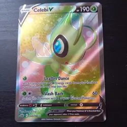 Celebi V 160/198 Chilling Reign Full Art Ultra Rare Pokemon Card Near Mint - Image 1
