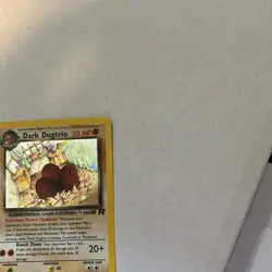 Pokemon Dark Dugtrio TCG Holo Card 6/82 Rare - Image 2