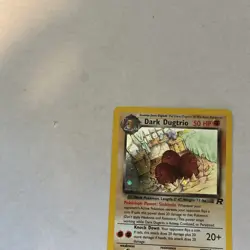 Pokemon Dark Dugtrio TCG Holo Card 6/82 Rare - Image 3