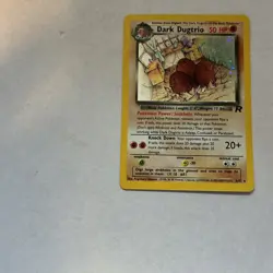 Pokemon Dark Dugtrio TCG Holo Card 6/82 Rare - Image 4