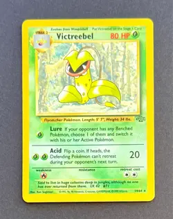 Pokemon Jungle Victreebel #14/64 Holo WOTC Rare Card 1999 LP - Image 1