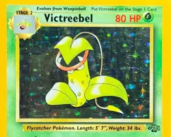 Pokemon Jungle Victreebel #14/64 Holo WOTC Rare Card 1999 LP - Image 2