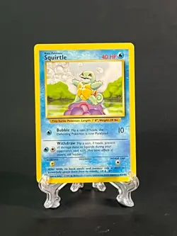 Squirtle 063/102 – Base Set Regular – Pokemon TCG - Raw Card - Image 1