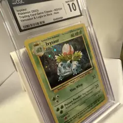 Ivysaur CLV 002/034 Pokemon Card - CGC 10 GRADED GEM MINT - TCG Classic - Image 2