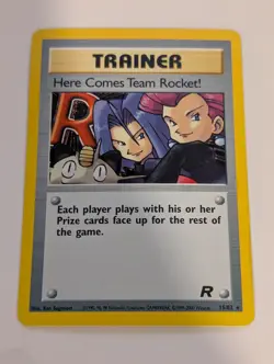 Here Comes Team Rocket! 15/82 Team Rocket Pokemon Holo Foil Nice! - Image 1