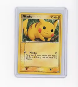 2004 Pokemon Lightning 74/112 Pikachu EX FireRed & LeafGreen Common NM - Image 1