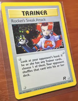 Pokemon Rocket's Sneak Attack Holo 16/82 Team Rocket - NM/LP - Image 1