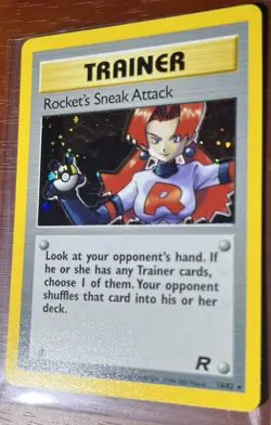 Pokemon Rocket's Sneak Attack Holo 16/82 Team Rocket - NM/LP - Image 2