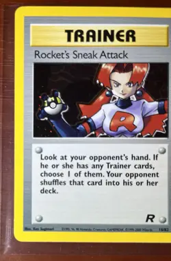 Pokemon Rocket's Sneak Attack Holo 16/82 Team Rocket - NM/LP - Image 4