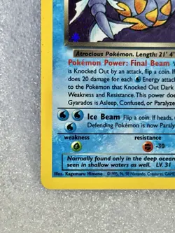 Pokemon- Dark Gyarados 8/82 Team Rocket Set Unlimited Holo MINT - Free Shipping - Image 5