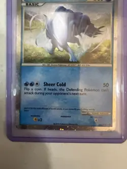 Suicune HGSS21: Black Star Promo Holo Basic Pokemon Card Sheer Cold 50 HP 80 - Image 3