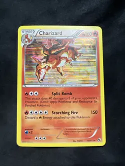 Pokemon Charizard Holo Rare 19/113 160HP Scorching Fire Legendary Treasures - LP - Image 1