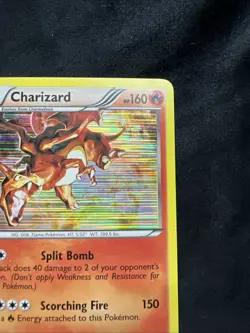 Pokemon Charizard Holo Rare 19/113 160HP Scorching Fire Legendary Treasures - LP - Image 3