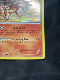 Pokemon Charizard Holo Rare 19/113 160HP Scorching Fire Legendary Treasures - LP - Image 4