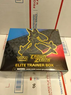 Pokemon Crown Zenith Elite Trainer Box ETB Factory Sealed New, "Has 1 Tear/Rip" - Image 2