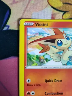 Victini 007/073 Champions Path Cinderace Stamped Misprint Error Pokemon Card! - Image 3