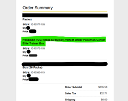 POKEMON CENTER Elite Trainer Box Mega Evolution Perfect Order ETB Sealed Presale - Image 2