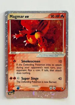 Pokemon Magmar ex Ruby and Sapphire #100/109 Ultra Rare 2003 - Image 1