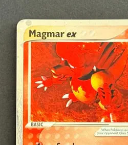 Pokemon Magmar ex Ruby and Sapphire #100/109 Ultra Rare 2003 - Image 3