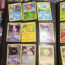 Nintendo Pokemon TCG Binder Lot Pikachu Arcanine Gastly Holo Promo Cards - Image 5