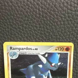 Pokemon TCG 1x 🌀SWIRL Rampardos Mysterious Treasures 33/123 Cosmos Holo LP - Image 5