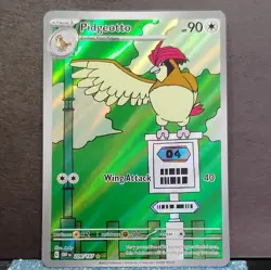 Pokemon Pidgeotto OBF EN Full Art Holo Card 208/197 HP90 2023 English TCG - Image 1