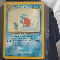Pokemon Wartortle 15/18 Southern Islands English 2001 60 HP 20+ Attack - Image 1