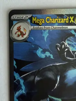 Mega Charizard X ex 125/094 Me02: Phantasmal Flames Holo SIR READ DISCRIPTION - Image 3