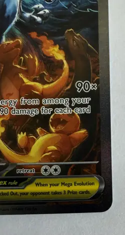 Mega Charizard X ex 125/094 Me02: Phantasmal Flames Holo SIR READ DISCRIPTION - Image 5