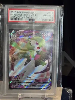 Pokemon Gardevoir VMAX 017/073 Champion's Path Ultra Rare 320 HP English PSA 10 - Image 2