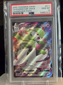 Pokemon Gardevoir VMAX 017/073 Champion's Path Ultra Rare 320 HP English PSA 10 - Image 4