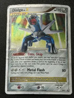 Pokemon Dialga LV.X DP37 Black Star Promo Holo DMG - Image 1