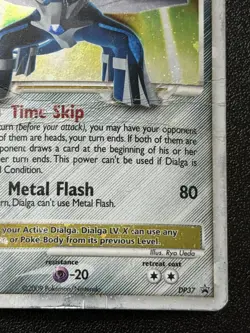 Pokemon Dialga LV.X DP37 Black Star Promo Holo DMG - Image 4