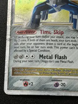Pokemon Dialga LV.X DP37 Black Star Promo Holo DMG - Image 5