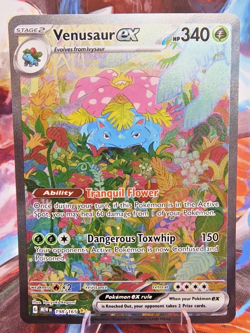 Venusaur EX Scarlet & Violet 151 198/165 Pokemon Special Illustration Rare - Image 1