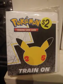 POKEMON Train on PIKACHU Trading Card Mini Album Binder Portfolio Holds 60 Cards - Image 1