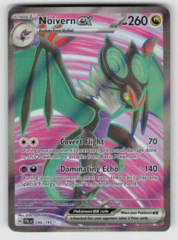 Noivern ex Pokemon Paldea Evolved 246/193 Full Art Ultra Rare NM - Image 1