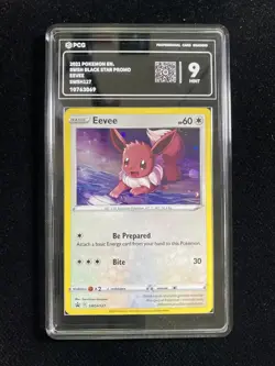 2021 Pokemon TCG English SWSH Black Star PROMO SWSH127 Eevee PCG 9 RW30 - Image 1