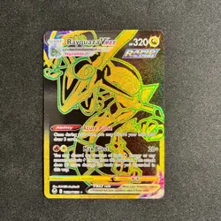 Pokemon TCG- Rayquaza VMAX (Secret) Secret Rare SWSH12: Silver Tempest Trainer G - Image 1