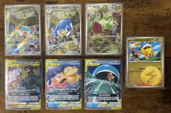 Lot Of 7 - Chinese Pokemon Cards - Tag Teams - Image 1