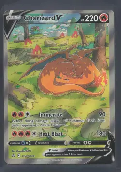 Charizard V SWSH260 Promo Sword & Shield Promo Pokemon Near Mint - Image 1